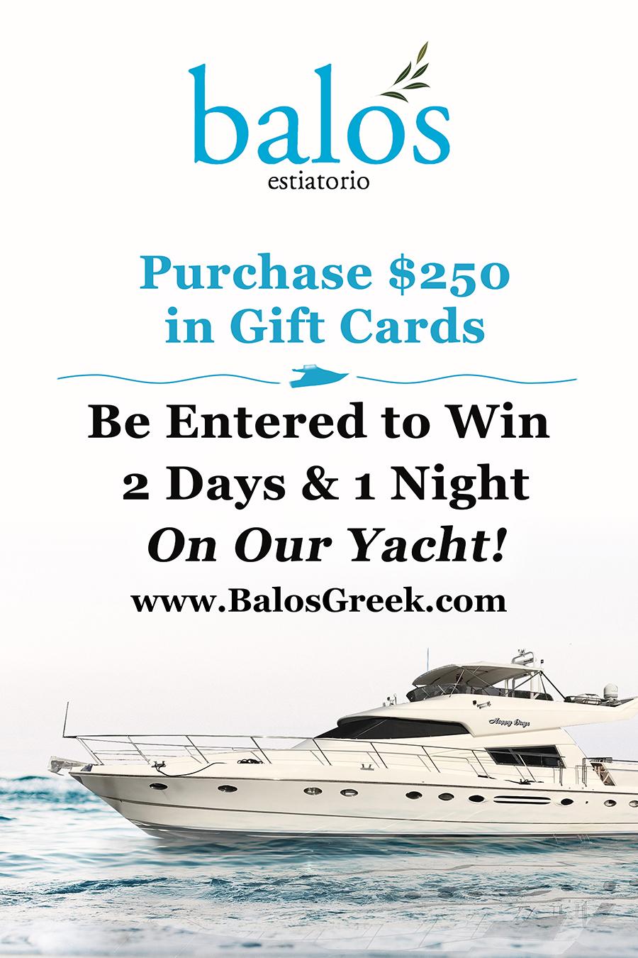 Balos Sandwich Board Boat Contest